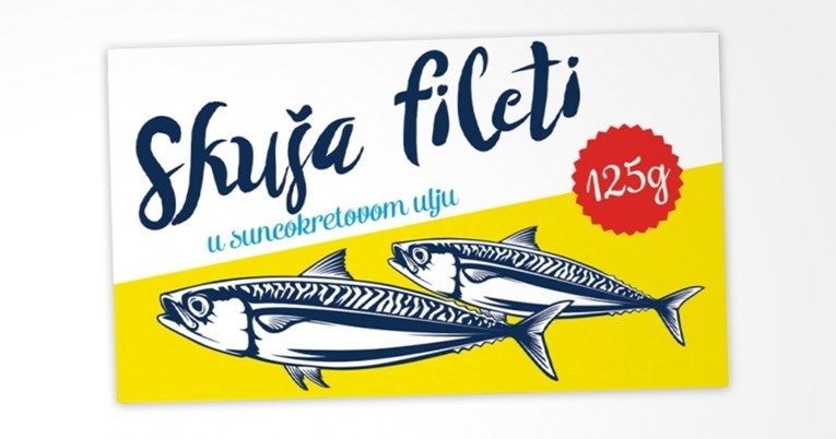 Povlače se fileti skuše u konzervi, moguće je da imaju komadiće stakla