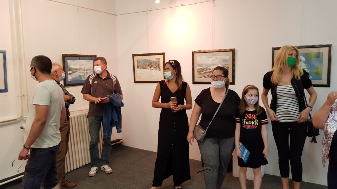 DOBOJ: Otvorena izložba likovnih radova "Realizam u akvarelu"