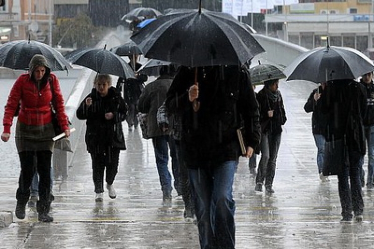 VRIJEME: U BiH oblačno vrijeme sa kišom