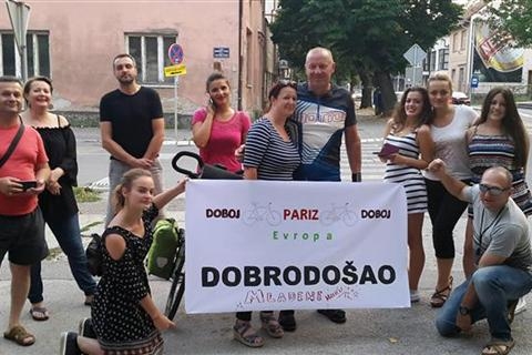 SA 30 KILOGRAMA OPREME Dobojlija se biciklom vratio iz Pariza, prešao deonicu dugu više od 3.000 kilometara