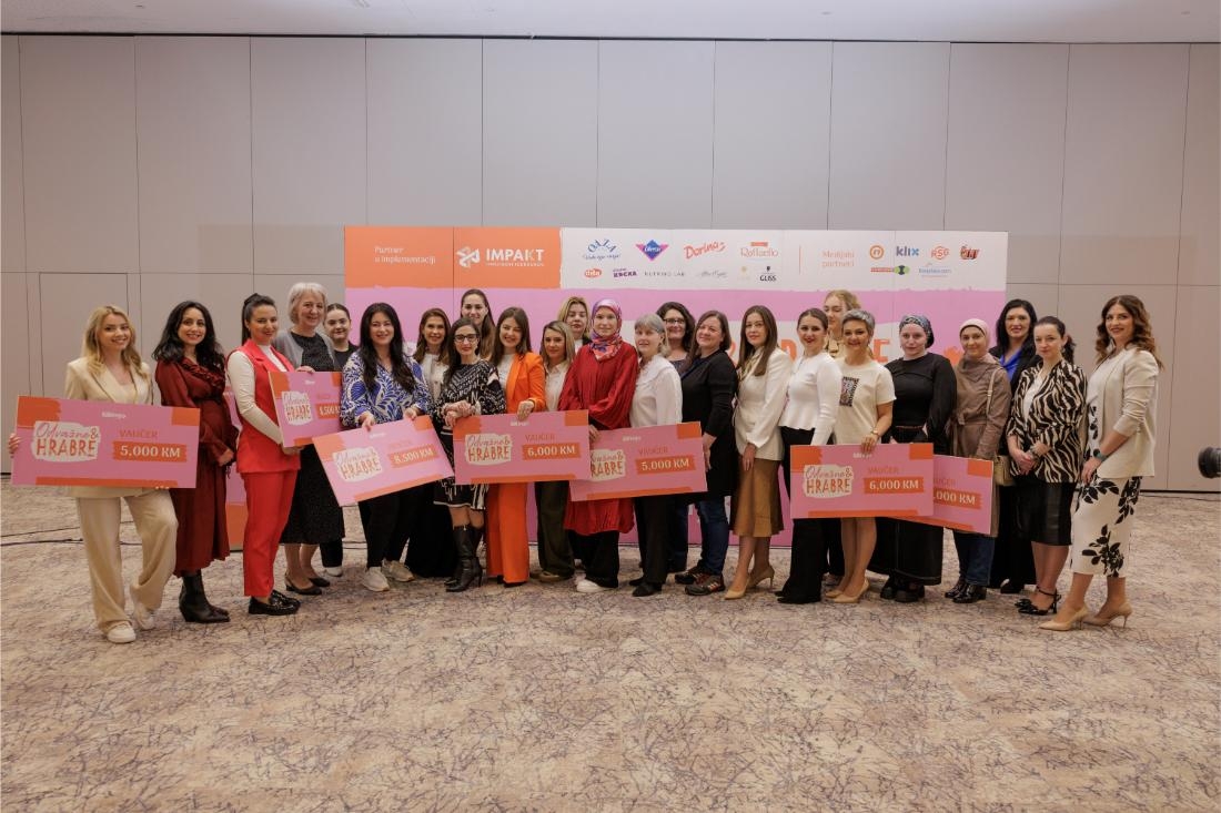 ZAVRŠEN PROJEKAT „ODVAŽNE I HRABRE“: Dodijeljeno 60.000 KM najboljim poduzetnicama