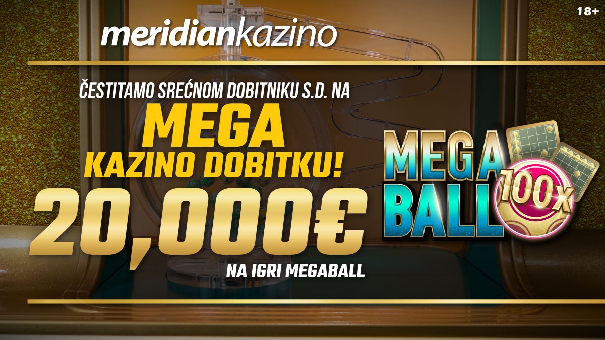 BOMBA U MERIDIANU: POGODAK KVOTE OD 100.000! Zamislite koji je DOBITAK!?