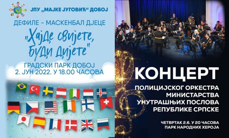 DOBOJ: U defileu "Hajde svijete budi dijete" učestvuju i mališani iz Herceg Novog