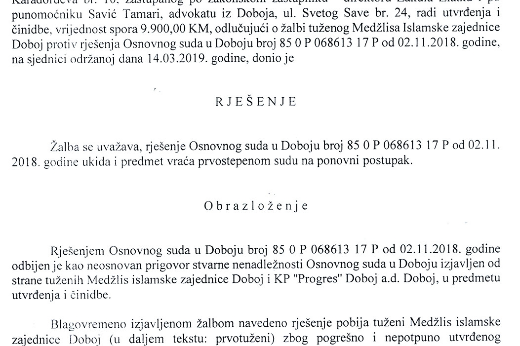 MEDŽLIS ISLAMSKE ZAJEDNICE DOBOJ: Kakve su to pojedine sudije, nestručne ili tendenciozne? (FOTO)