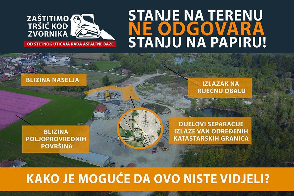 DA LI ASFALTNA BAZA U TRŠIĆU RADI LEGALNO? Stanje na terenu ne odgovara onome što piše na papiru