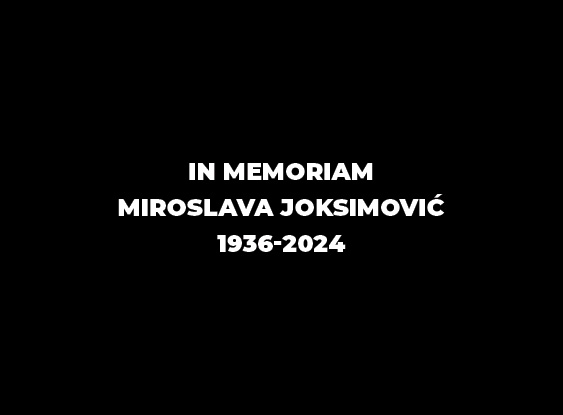 IN MEMORIAM: Miroslava Joksimović -  Svjetlo koje je obasjavalo puteve znanja
