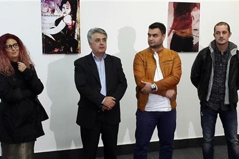 DOBOJ: Izložba povodom deset godina od osnivanja likovne akademije (FOTO)