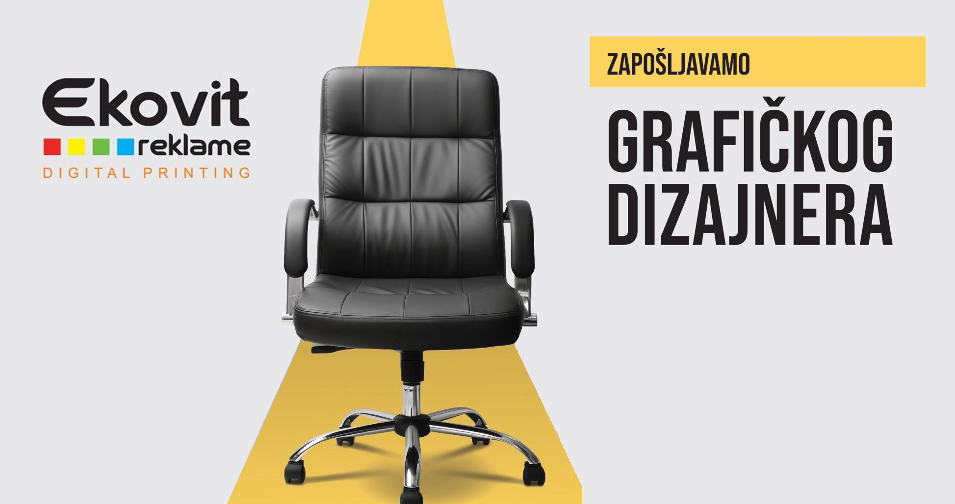 OGLAS ZA POSAO: Tražimo grafičkog dizajnera!