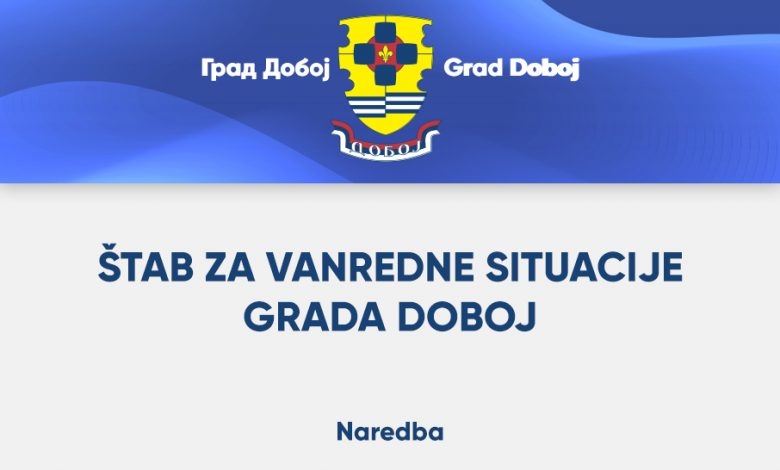 Naredba o regulisanju rada trgovinskih, ugostiteljskih, zanatskih, uslužnih i drugih objekata i službi na teritoriji Grada Doboj