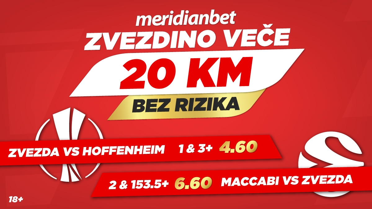 CRVENA ZVEZDA: Najjača kombinacija kvota za ZVEZDINO VEČE!