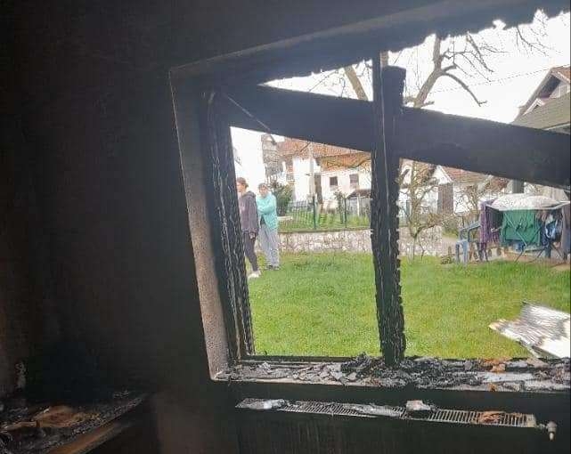 DOBOJ: Požar u porodičnoj kući, nema povrijeđenih