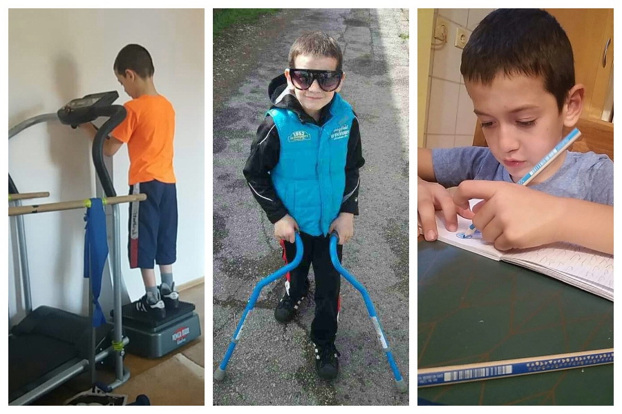 MALI SUPERHEROJ IZ DOBOJA Akcija „S ljubavlju hrabrim srcima“ za Vukijev siguran korak