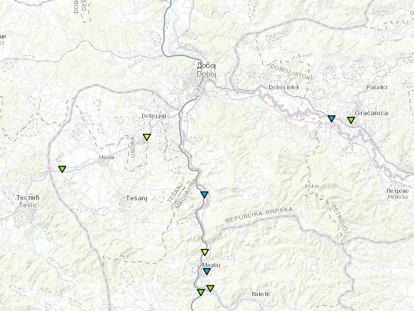 RAST VODOSTAJA U FEDERACIJI BIH: Spreča, Bosna i Usora prelaze pragove upozorenja