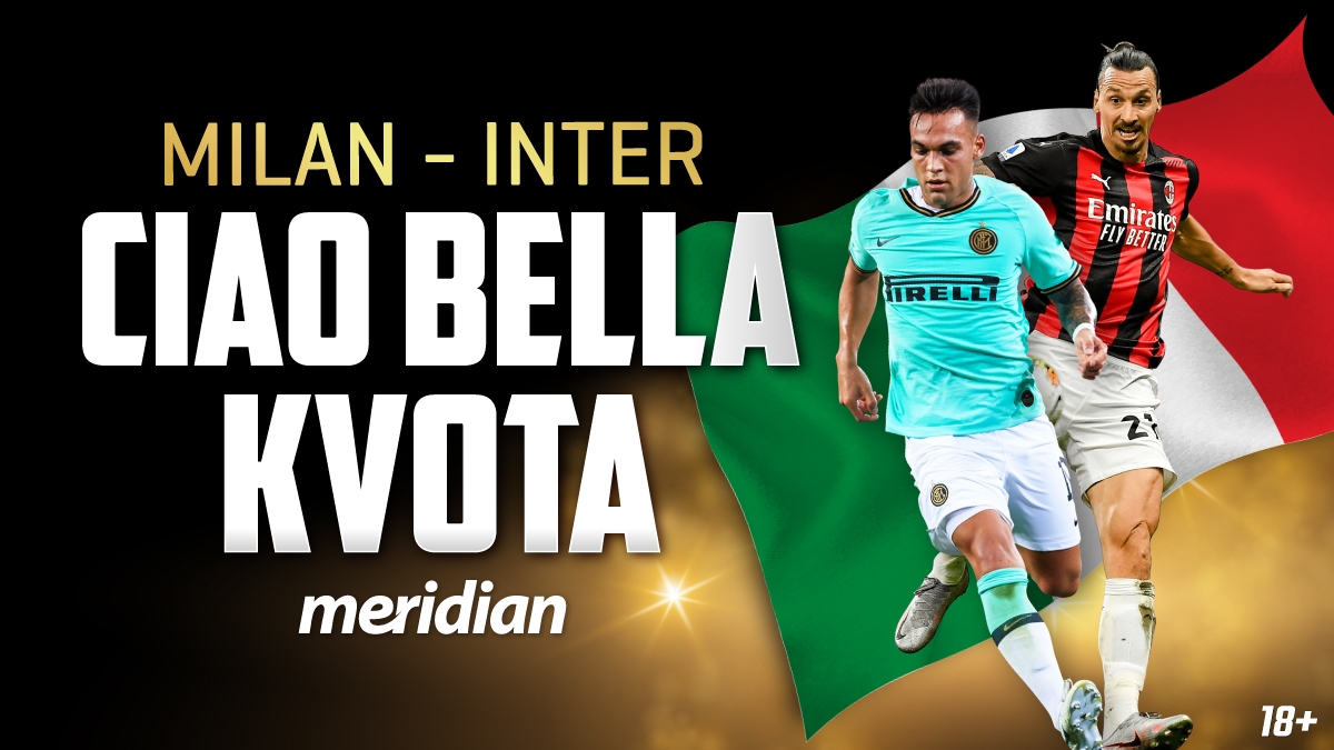 MeridianBet daje POKLON OD 20 KM ZA BESPLATAN TIKET za derbi: MILAN – INTER!