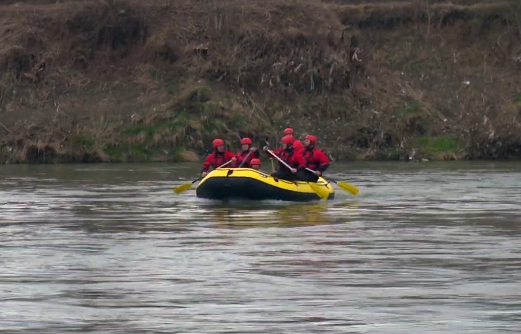 DOBOJ: KAFA U 5 - Vježba spasavanja na rijeci Bosni (VIDEO)