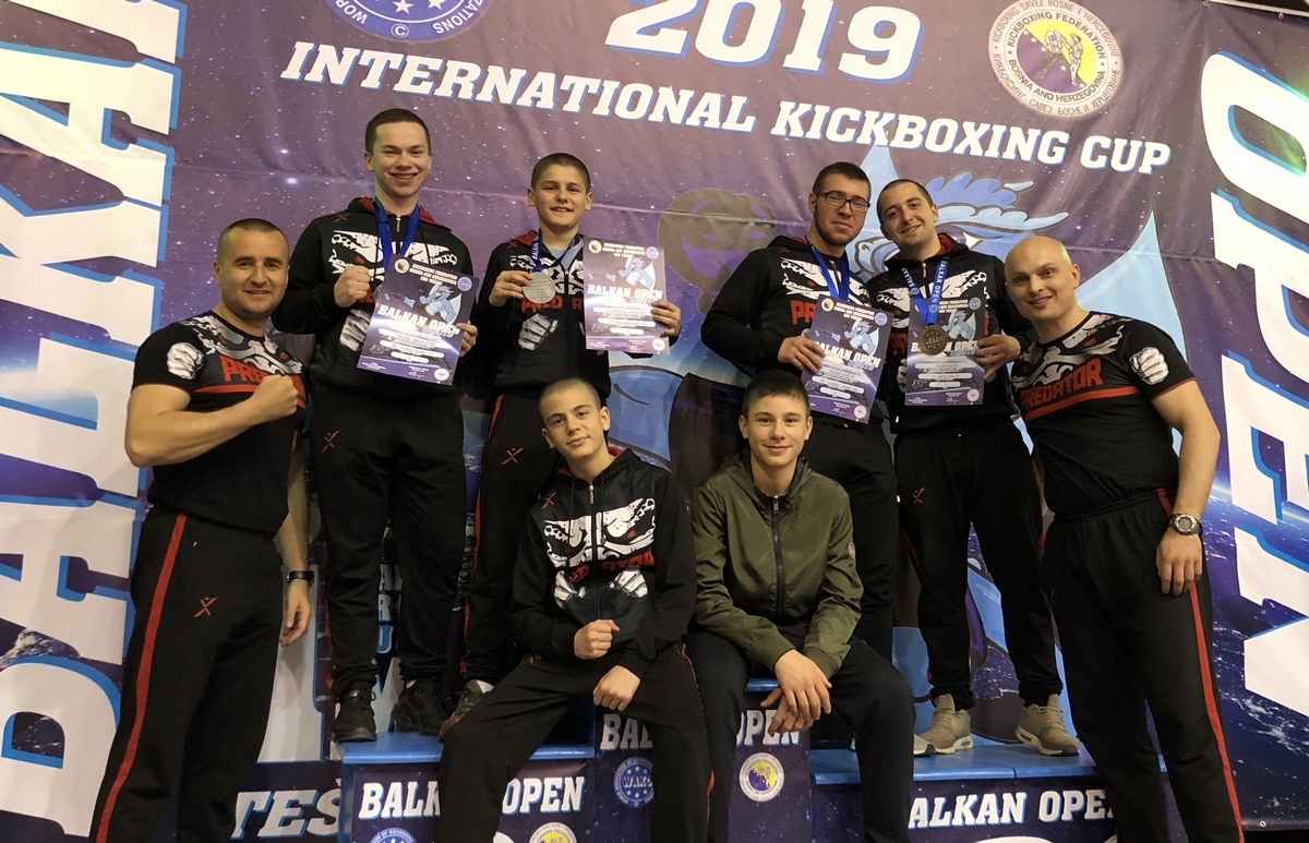 DOBOJ: Zapažen nastup Kik boks kluba "Predator" na "Balkan Open 2019"