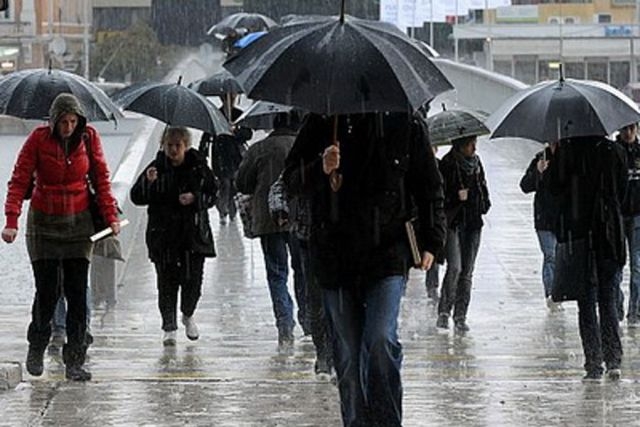 VRIJEME: Hladnije sa kišom, na planinama snijeg