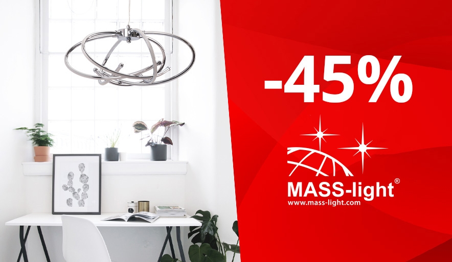 VELIKI POPUST U MASS-LIGHT SALONIMA RASVJETE DO 45%