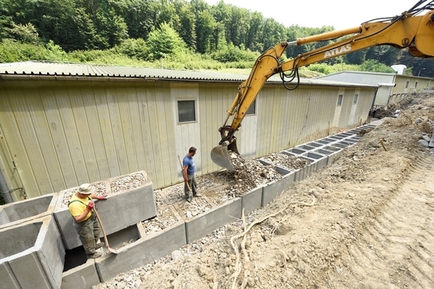 DOBOJ: Sanirano klizište na lokaciji Trom