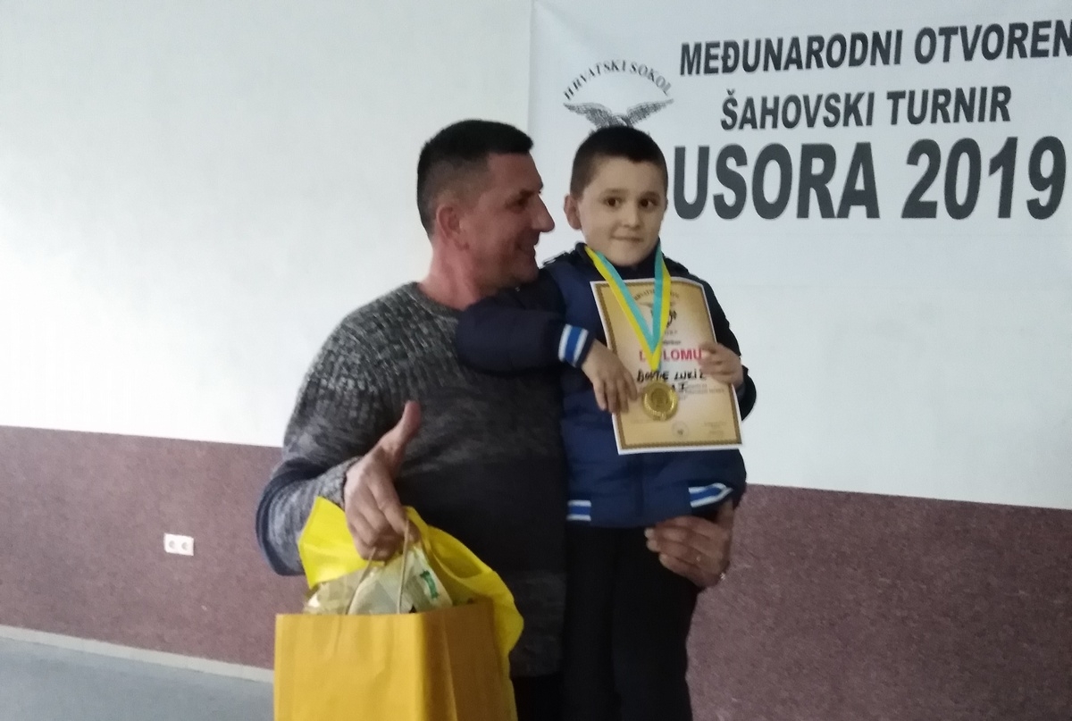 DOBOJ: Sedmogodišnji Đorđe Lukić osvojio turnir u Žabljaku