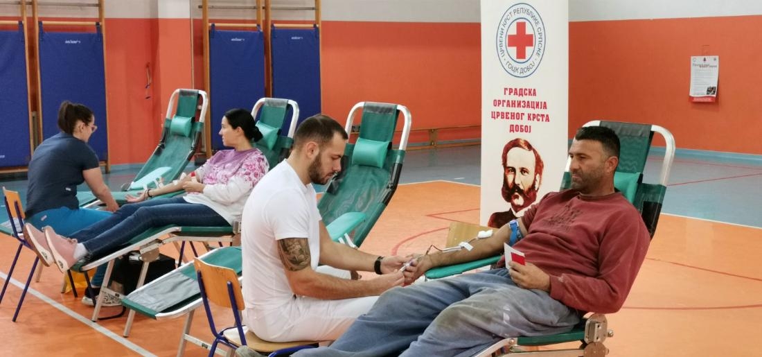 DOBOJ: Akcija dobrovoljnog davanja krvi