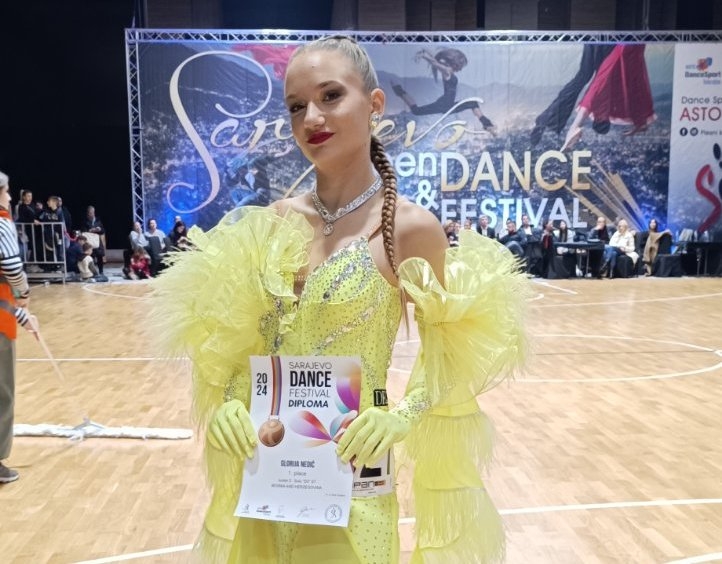 DOBOJ: Izvanredan uspjeh Glorije Nedić na svjetskoj sceni (VIDEO)