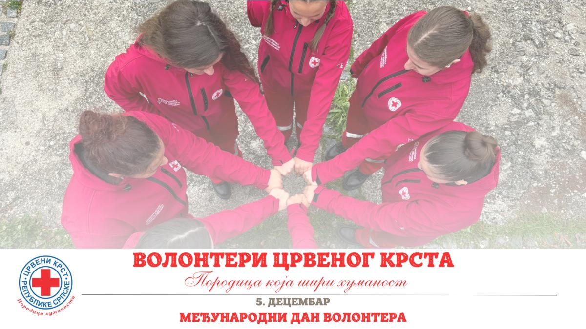 MEĐUNARODNI DAN VOLONTERA: Promocija humanosti i zahvala volonterima Crvenog krsta