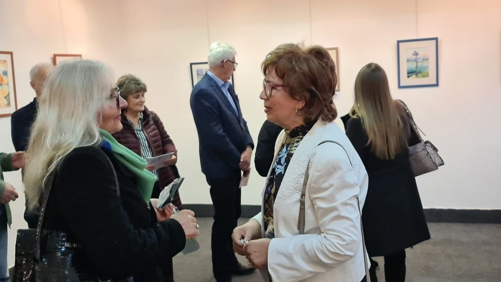 DOBOJ: Otvorena izložba akvarela “Nekako s proljeća”, autora Ljubice Milaš Gavrić