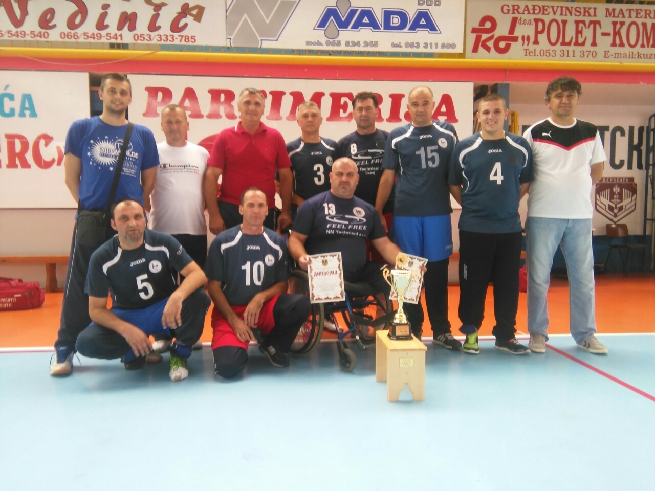 DOBOJ: Odbojkaški klub invalida "Doboj" osvojio međunarodni turnir u Derventi (FOTO)
