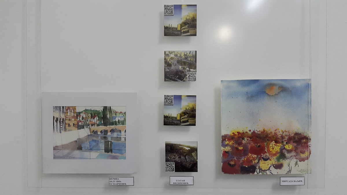 DOBOJ: Otvorena likovna izložba "Mali format" (FOTO)