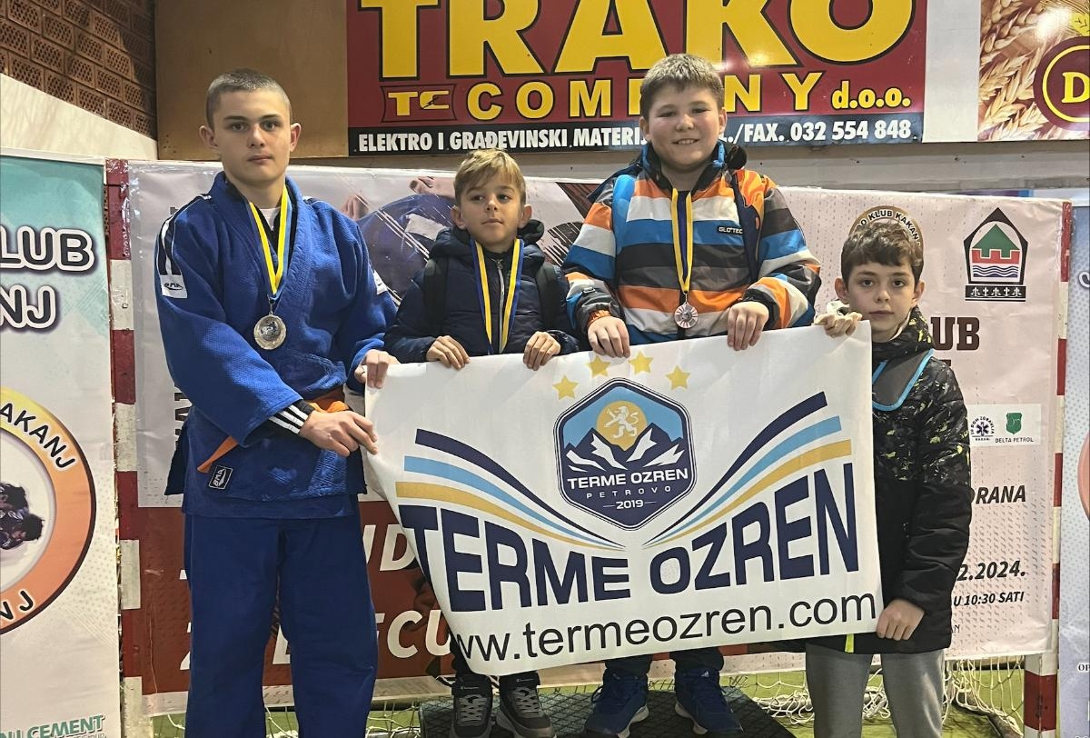 DOBOJ: Sjajni rezultati džudista "Ozren"-a u Kaknju