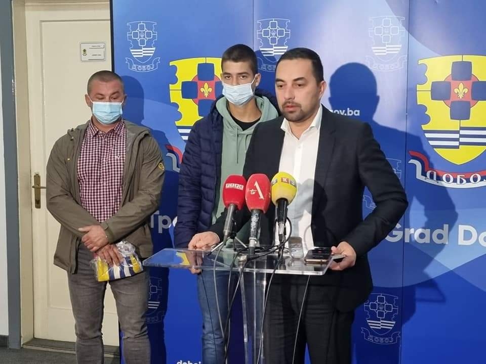 DOBOJ: Marko Maksimović sportski ambasador grada