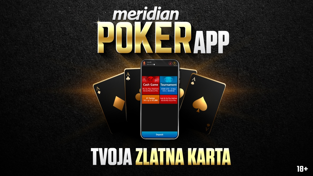 EKSKLUZIVNO U MERIDIANU – KRALJ SVIH POKERA! Zaigraj do sada NEVIĐENU IGRU na ovim prostorima