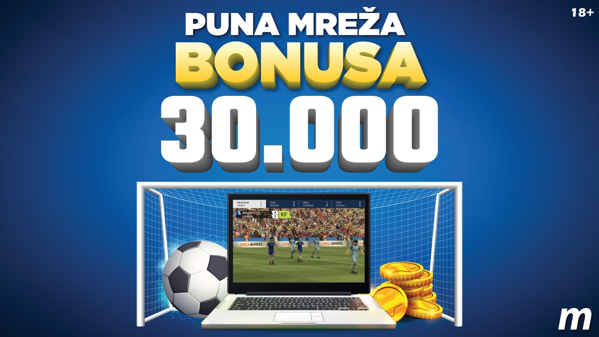 Meridian online kazino sa nagradnim fondom od 30.000 KM!