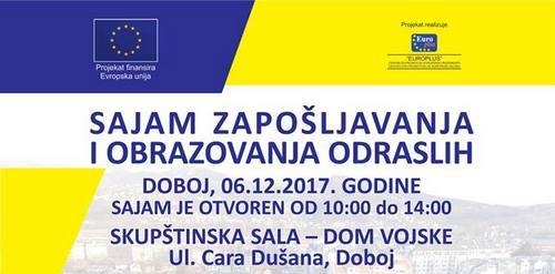 DOBOJSKI INFO POZIVA: Prijavite se na Sajam zapošljavanja i obrazovanja odraslih