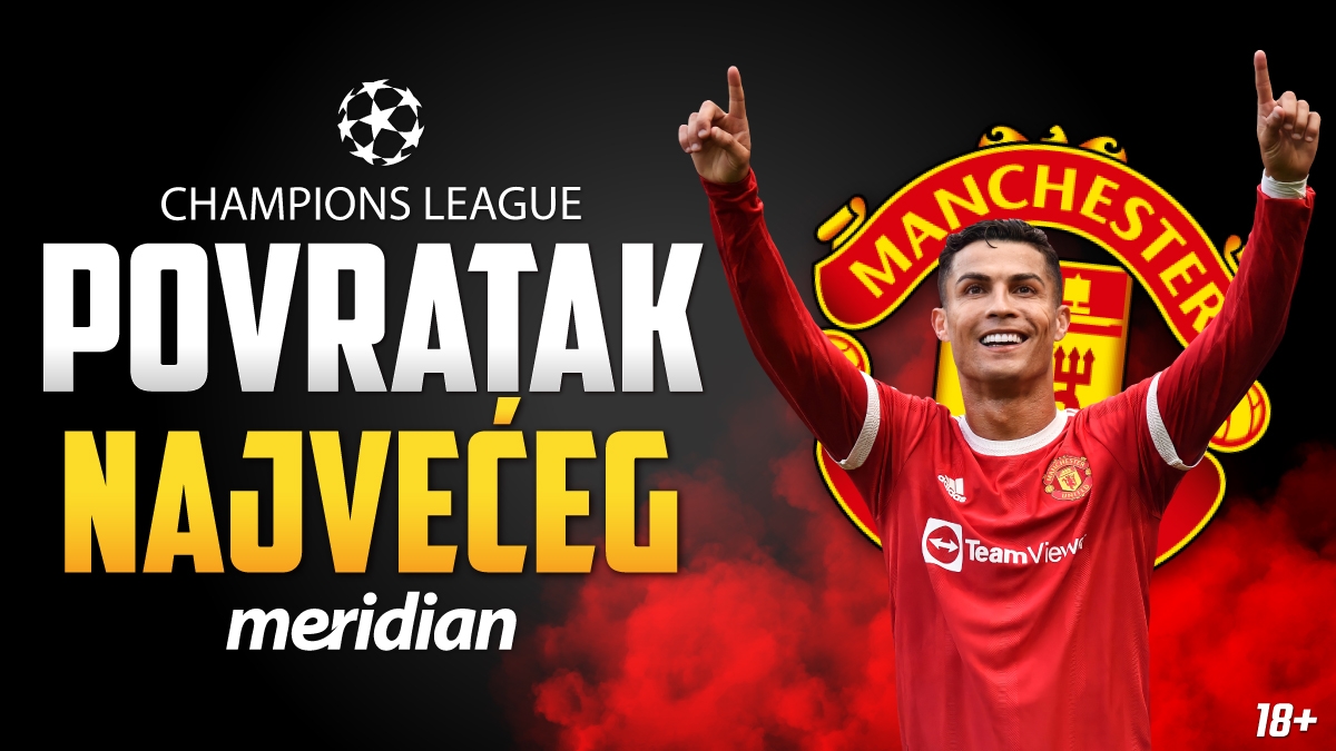 KVOTE ZA LIGU ŠAMPIONA NAJVEĆE SU U MERIDIANU:  BAYERN MUNCHEN 2.20, MAN. UTD 2.05!