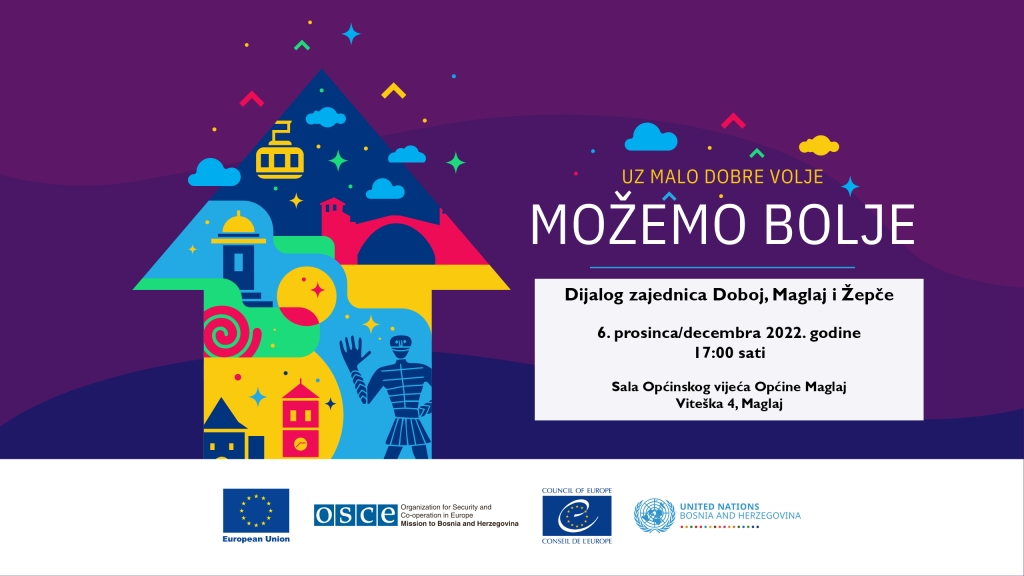 UZ MALO DOBRE VOLJE, DOBOJ MOŽE BOLJE: Zajedno radimo na jačanju povjerenja i kohezije u našoj zajednici
