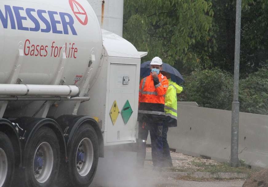 Kompletno postrojenje punionice kisika Messer je pod vodom