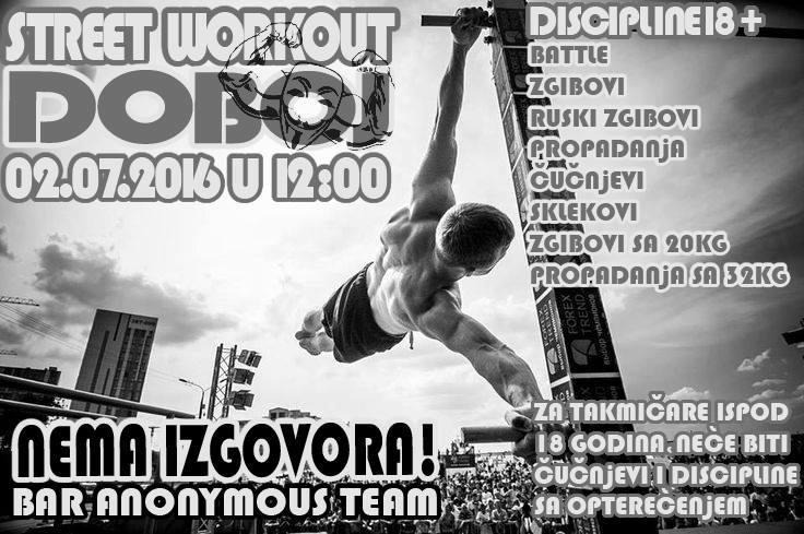 DOBOJSKI INFO NAJAVLJUJE: Street workout Doboj 2016 (VIDEO)