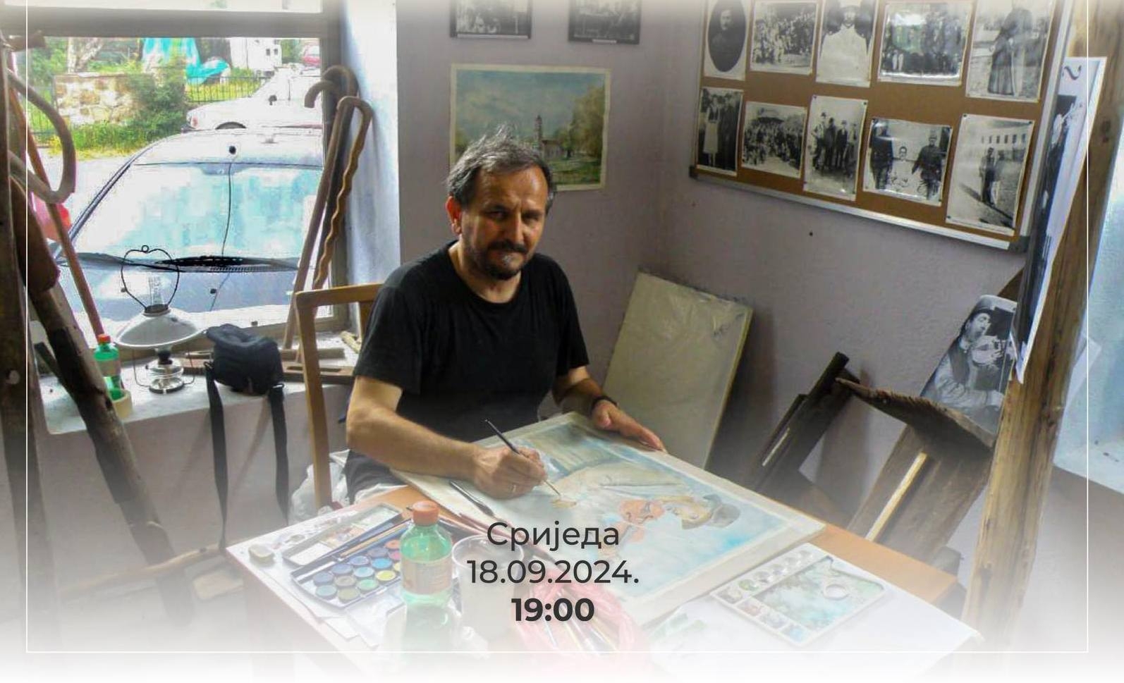 DOBOJSKI INFO NAJAVLJUJE: Izložba slika i radova Milomira Vasiljevića u Boljaniću