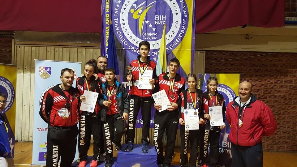 DOBOJ: Damjan Lazendić najuspješniji junior na WTF Taekwon-do prvenstvu BiH (FOTO)