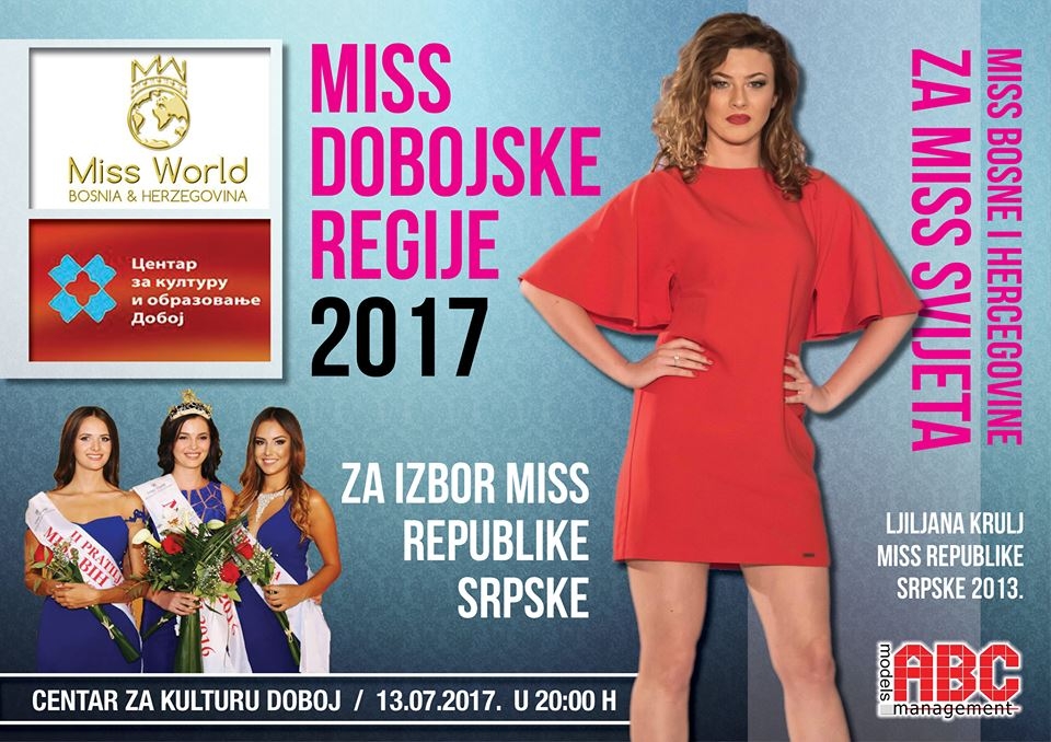 DOBOJSKI INFO NAJAVLJUJE: Izbor za Miss dobojske regije 2017. za Miss Republike Srpske