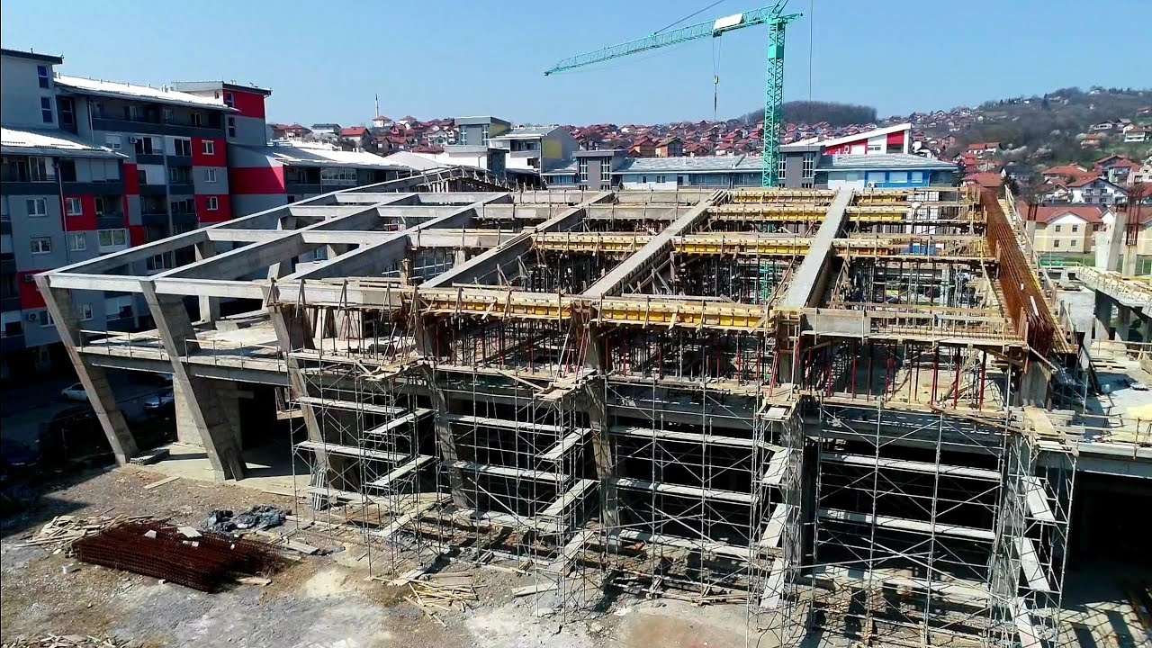 DOBOJ: Nastavlja se izgradnja sportske dvorane. Raspisan tender za radove druge faze vrijedne 10,8 mil KM.