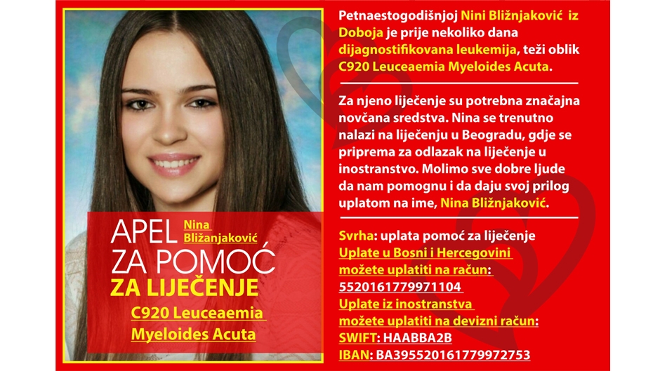 SLOGA I TEKSTILAC KORT POMAŽU AKCIJU Za Ninu na Lukama 17. februara