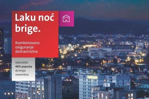 TRIGLAV OSIGURANJE: 40% popusta na osiguranje domaćinstva u okviru kampanje „Laku noć brige“