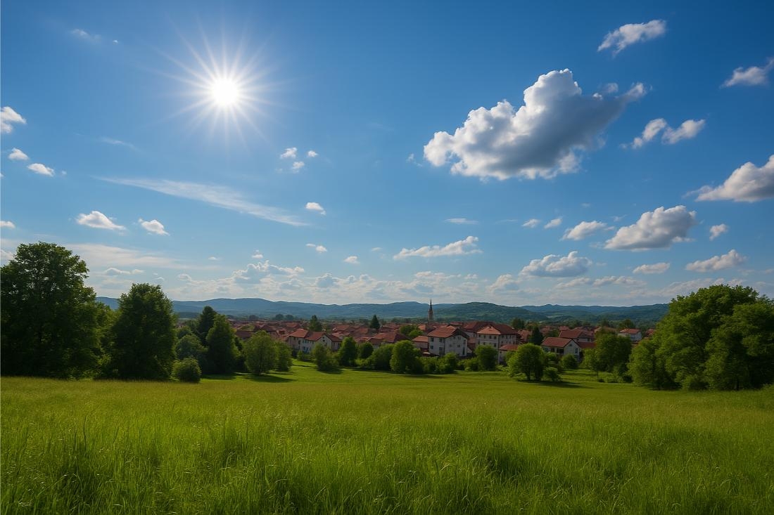 VRIJEME: Sunčano i prijatno toplo u Doboju, pljuskovi mogući na zapadu i jugu Srpske