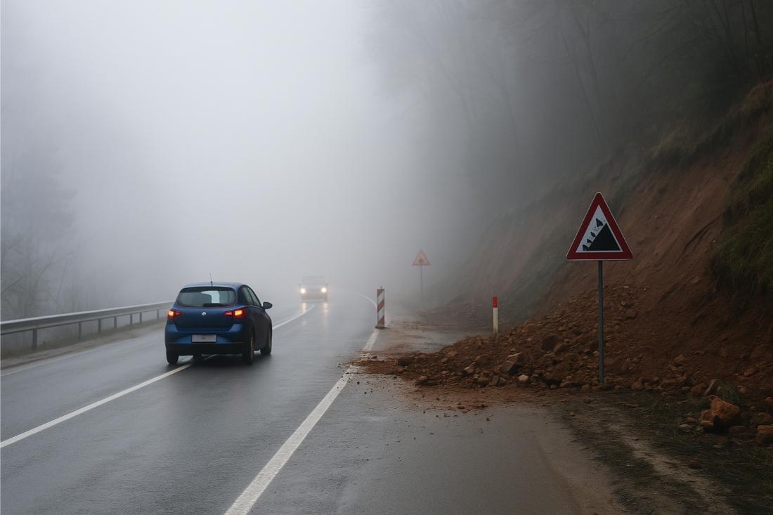 PUTEVI: Magla, radovi i klizišta usporavaju saobraćaj