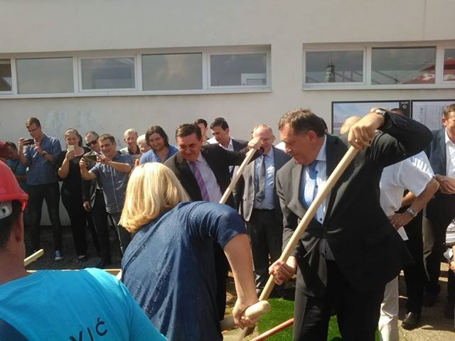 DOBOJ: Položen kamen temeljac za novu sportsku dvoranu