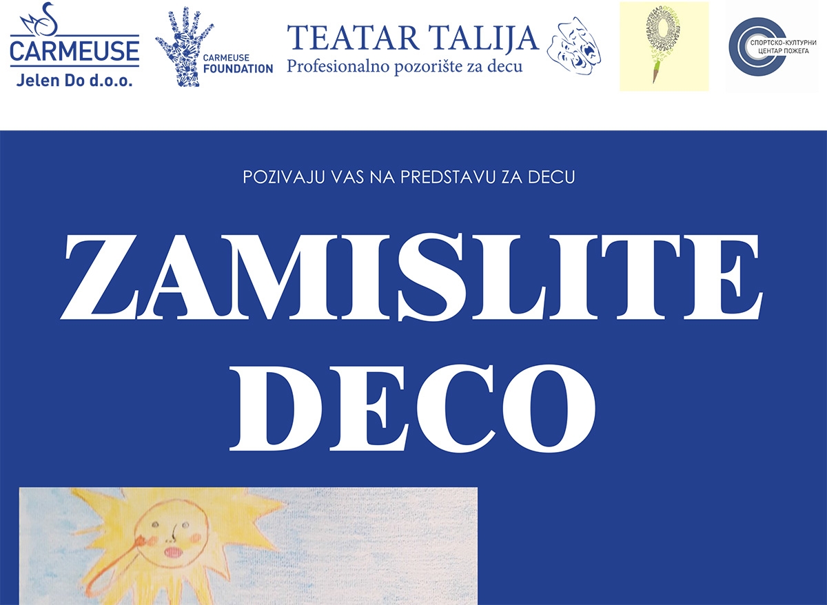 DOBOJSKI INFO NAJAVLJUJE: Danas autorska predstava "Zamislite djeco"