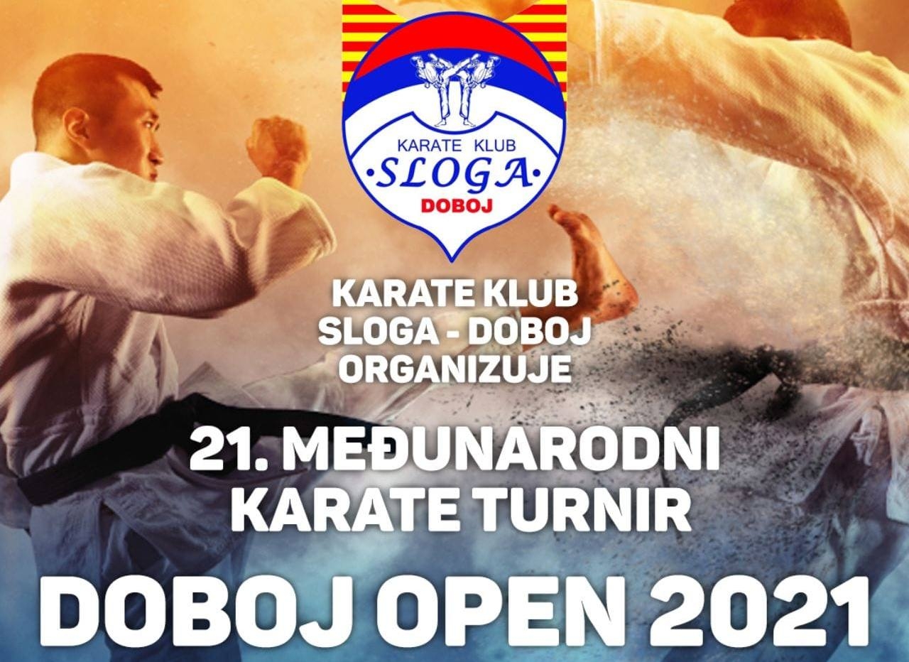 DOBOJ: Međunarodni karate turnir “Doboj Open 2021” 14. novembra